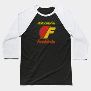 DEFUNCT - Philadelphia Firebirds Hockey Baseball T-Shirt